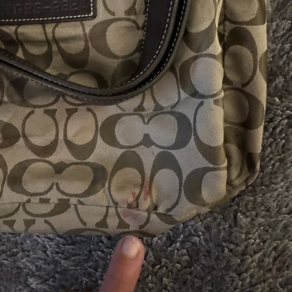 COACH Vintage Legacy Suede Hobo Bag